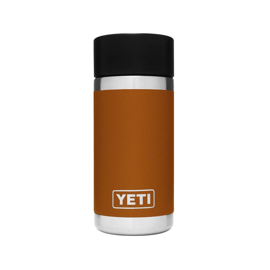 YETI Rambler 12オンス ボトル キャップ付き 真空断熱 ステンレス製、クレイ | YETI