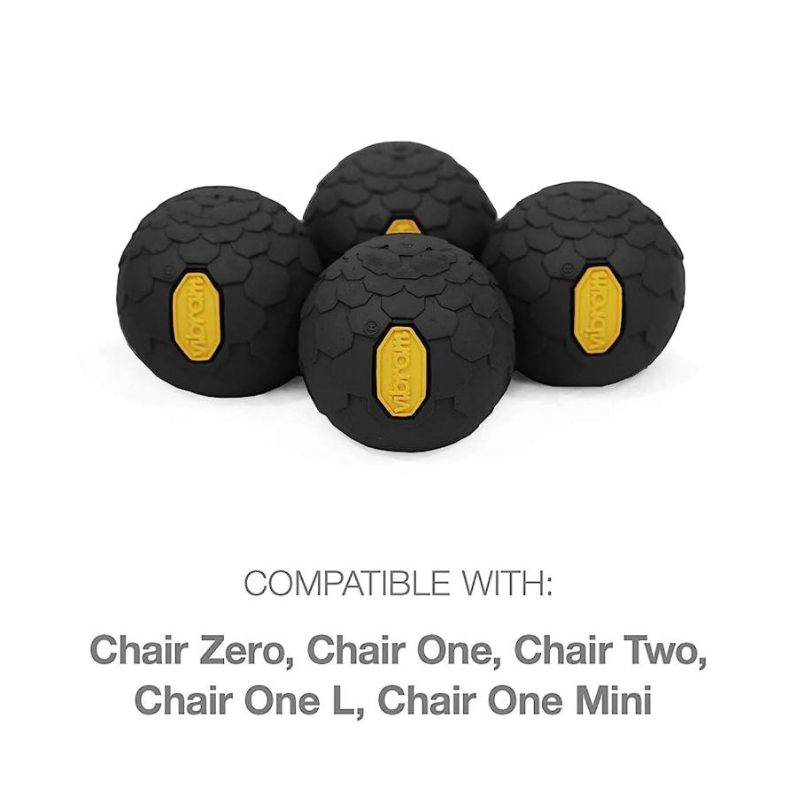 HELINOX CHAIR STABILIZING VIBRAM RUBBER BALL FEET (SET OF 4), 45MM, BLACK | Helinox | 01