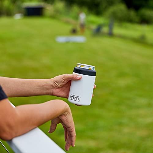 YETI Rambler 12オンス コルスター 標準缶クーラー:YETI 真空断熱 ステンレス製、ネイビー | YETI | 08