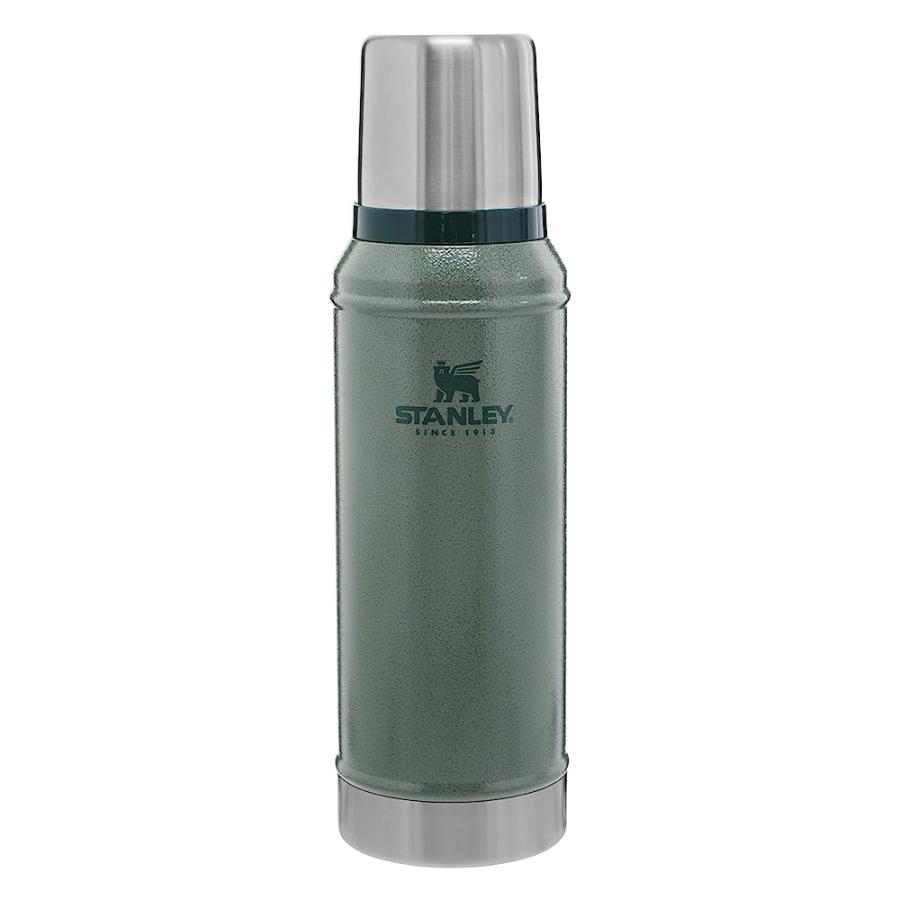 STANLEY CLASSIC VACUUM INSULATED WIDE MOUTH BOTTLE - BPA-FREE 18/8 STAINLESS STEEL THERMOS FOR COLD & HOT BEVERAGES KEEPS LIQUID HOT OR COLD FOR | STANLEY