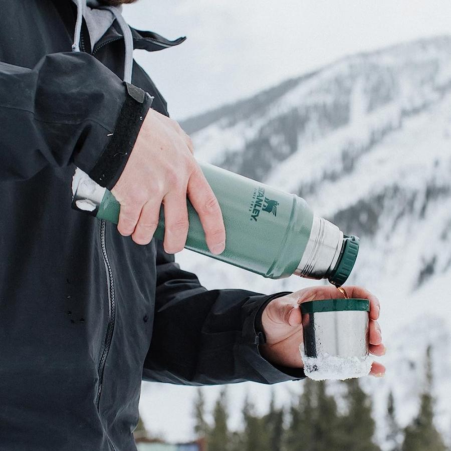 STANLEY CLASSIC VACUUM INSULATED WIDE MOUTH BOTTLE - BPA-FREE 18/8 STAINLESS STEEL THERMOS FOR COLD & HOT BEVERAGES KEEPS LIQUID HOT OR COLD FOR | STANLEY | 07