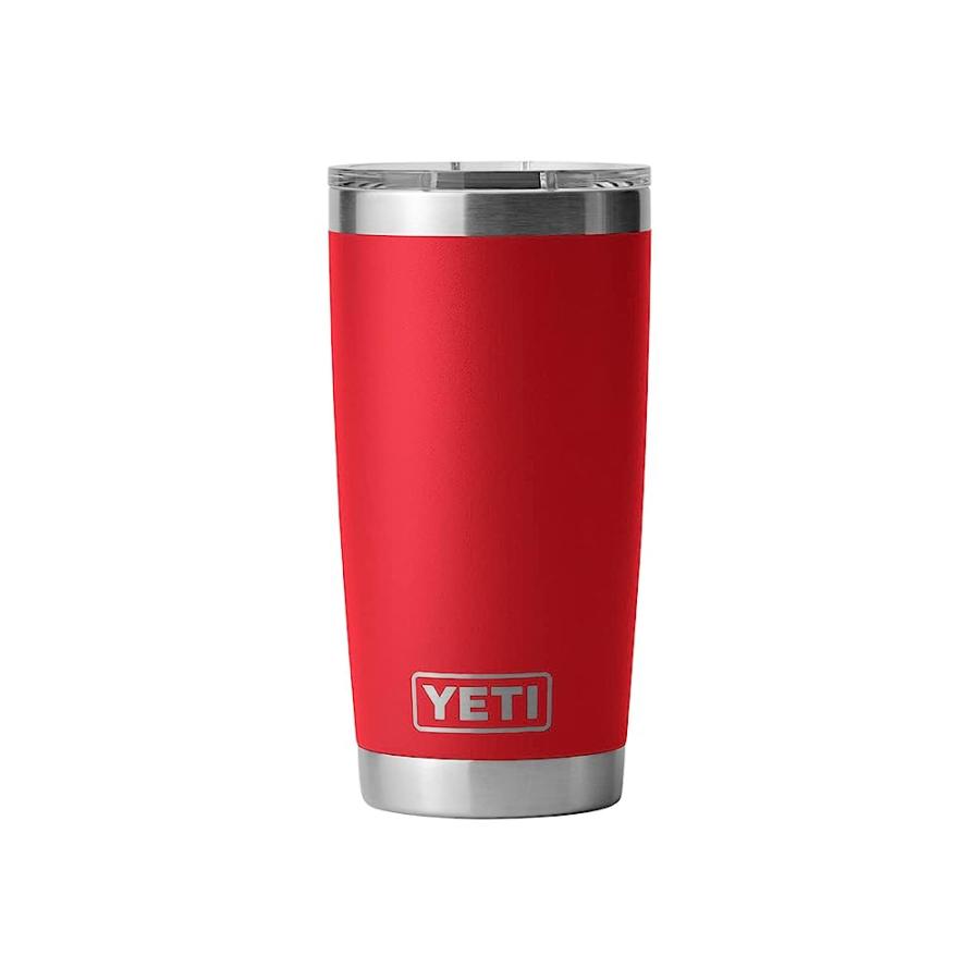 YETI RAMBLER 20 OZ TUMBLER, STAINLESS STEEL, VACUUM INSULATED WITH MAGSLIDER LID, RESCUE RED | YETI | 02