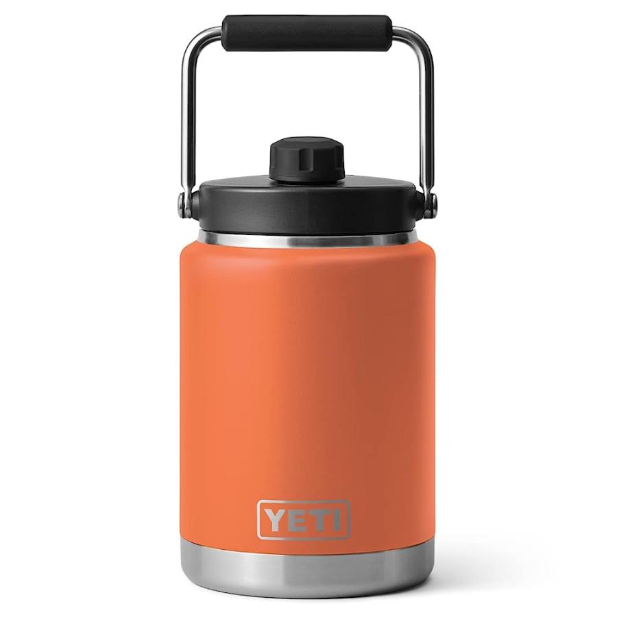 YETI RAMBLER HALF GALLON JUG, VACUUM INSULATED, STAINLESS STEEL WITH MAGCAP, HIGH DESERT CLAY | YETI