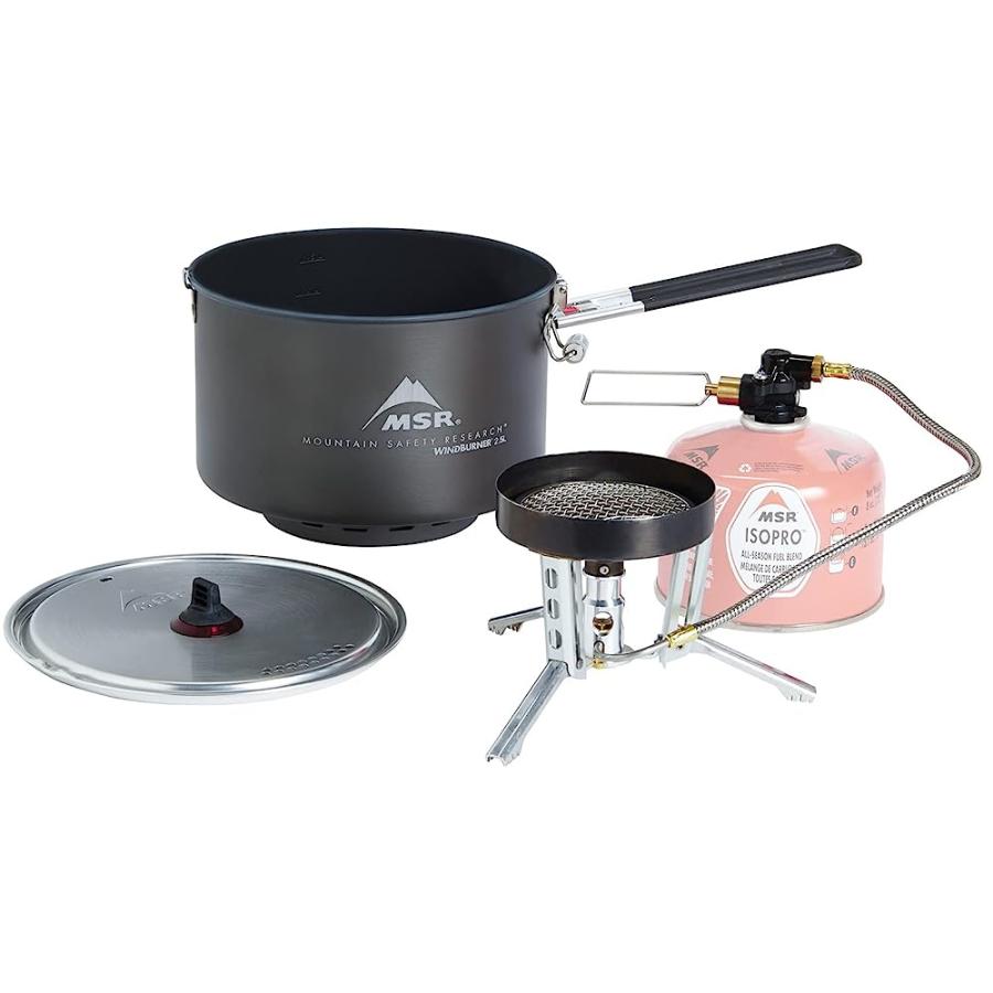 MSR WINDBURNER GROUP WINDPROOF CAMPING AND BACKPACKING STOVE AND COOKWARE SYSTEM | MSR
