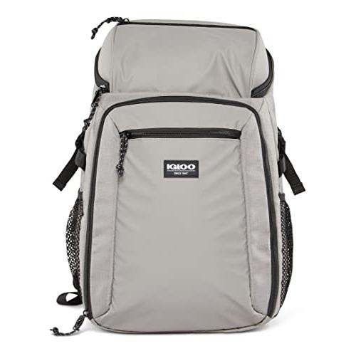 IGLOO LIGHTWEIGHT MAXCOLD INSULATED GIZMO 30-CAN BACKPACK COOLER, SANDSTONE | igloo