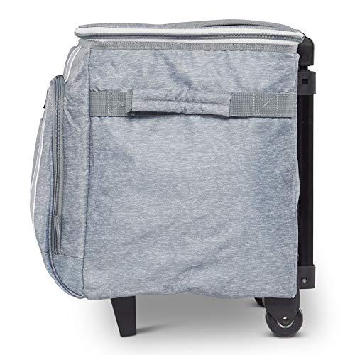 IGLOO 40 CAN LARGE PORTABLE INSULATED SOFT COOLER WITH ROLLING WHEELS, GRAY | igloo | 08