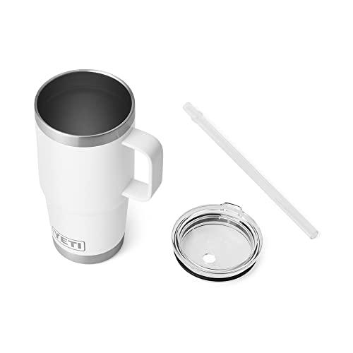YETI RAMBLER 25 OZ STRAW MUG, VACUUM INSULATED, STAINLESS STEEL, WHITE | YETI | 03