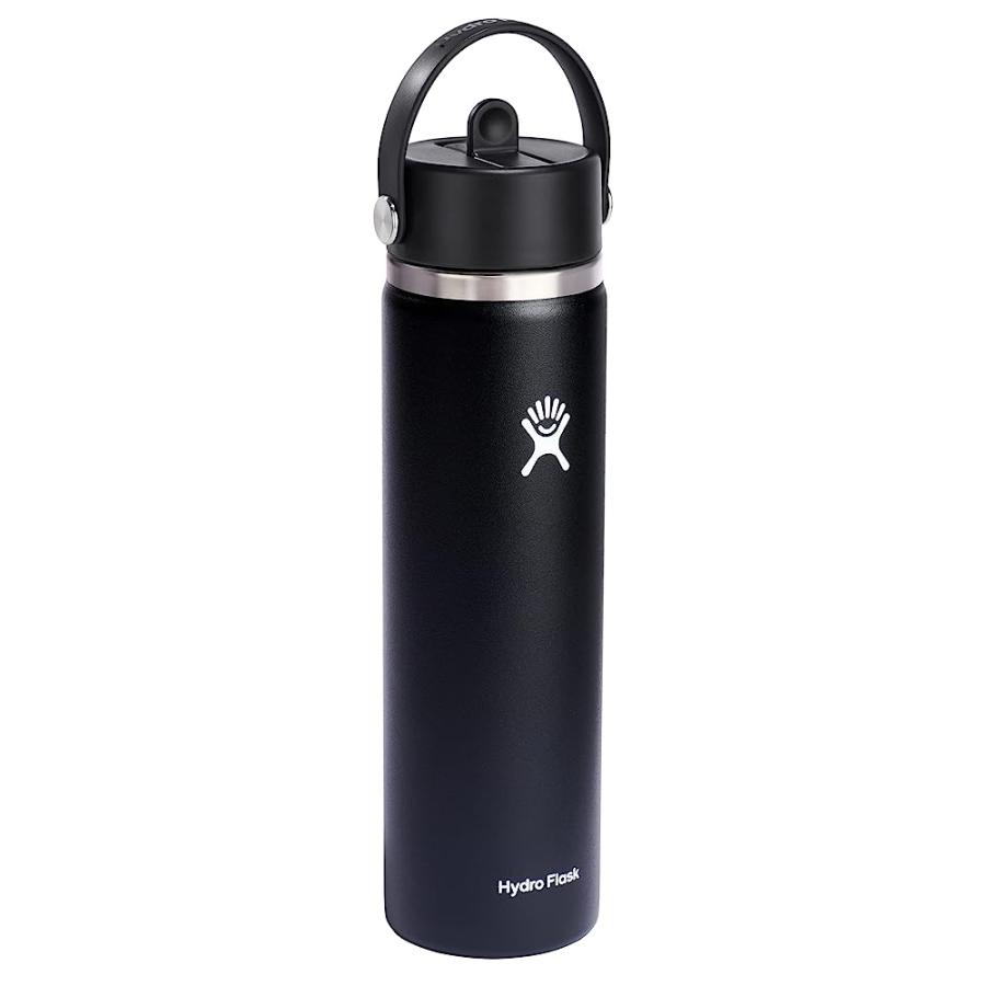 HYDRO FLASK 24 OZ WIDE FLEX STRAW CAP BLACK | HYDRO FLASK | 01