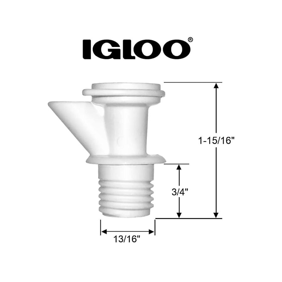IGLOO PUSH-BUTTON SPIGOT FOR 2-10 GALLON WATER COOLER BEVERAGE JUGS | igloo | 01