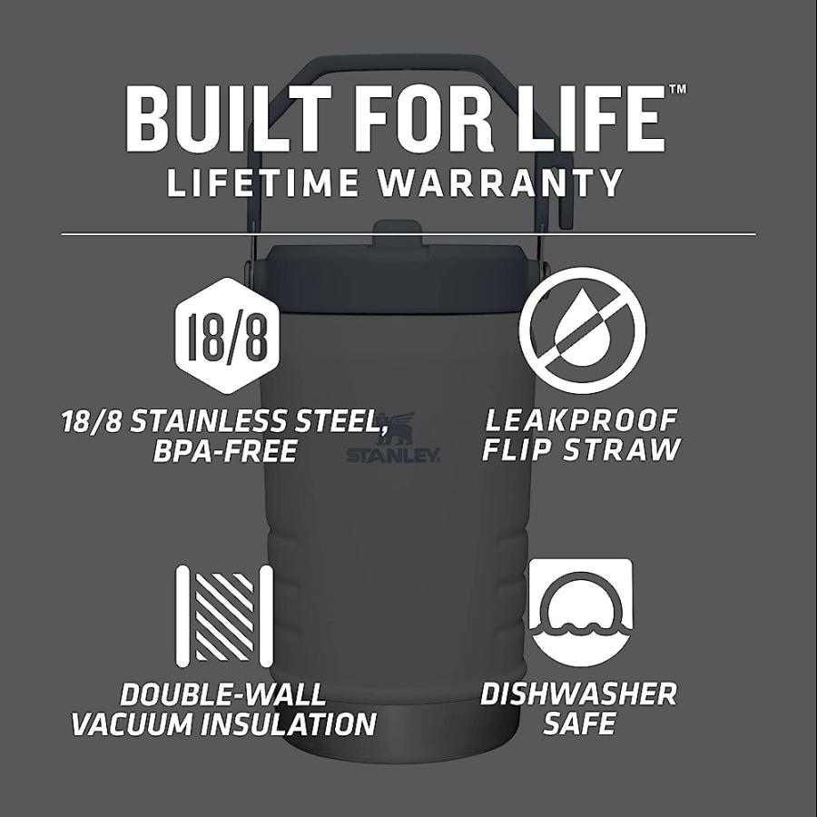 STANLEY ICEFLOW FLIP STRAW JUG 40OZ FOG | STANLEY | 03