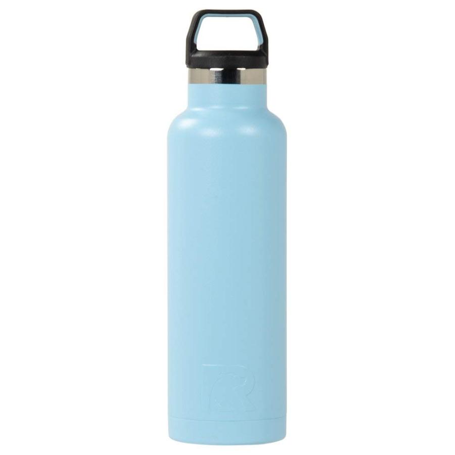 RTIC 20 OZ VACUUM INSULATED WATER BOTTLE, METAL STAINLESS STEEL DOUBLE WALL INSULATION, BPA FREE REUSABLE, LEAK-PROOF THERMOS FLASK FOR HOT AND C | 