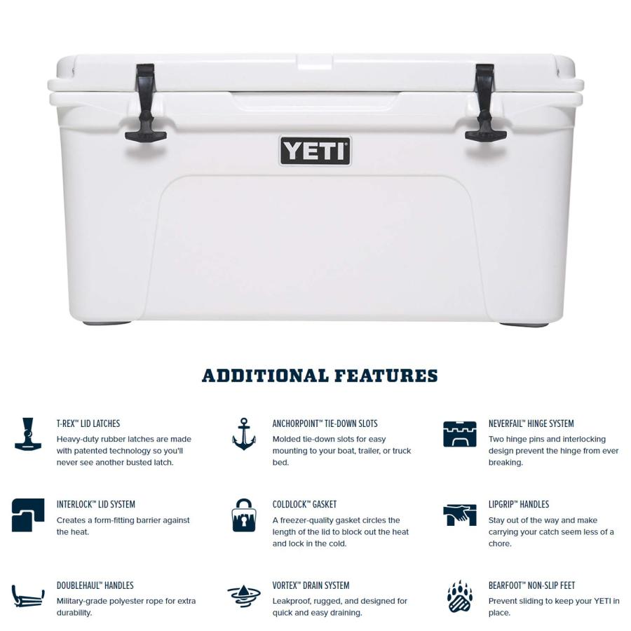 YETI Tundra 65 クーラー:YETIボックス、ホワイト | YETI | 05