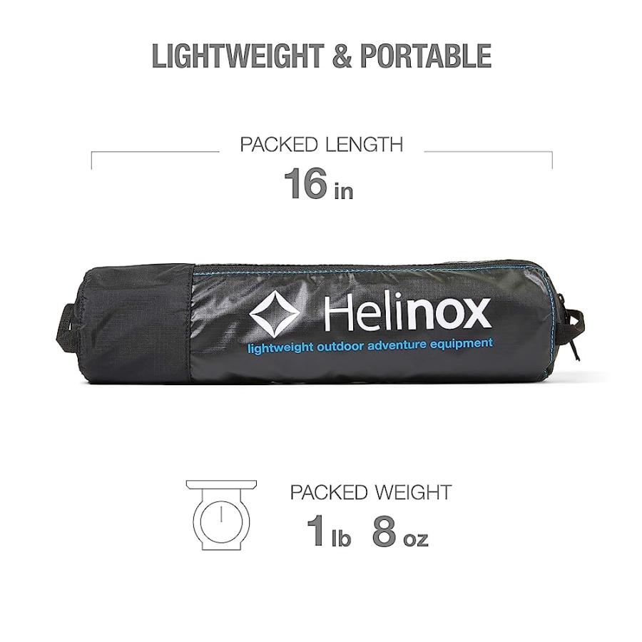 HELINOX TABLE ONE LIGHTWEIGHT, COLLAPSIBLE, PORTABLE, OUTDOOR CAMPING TABLE, BLACK | Helinox | 01