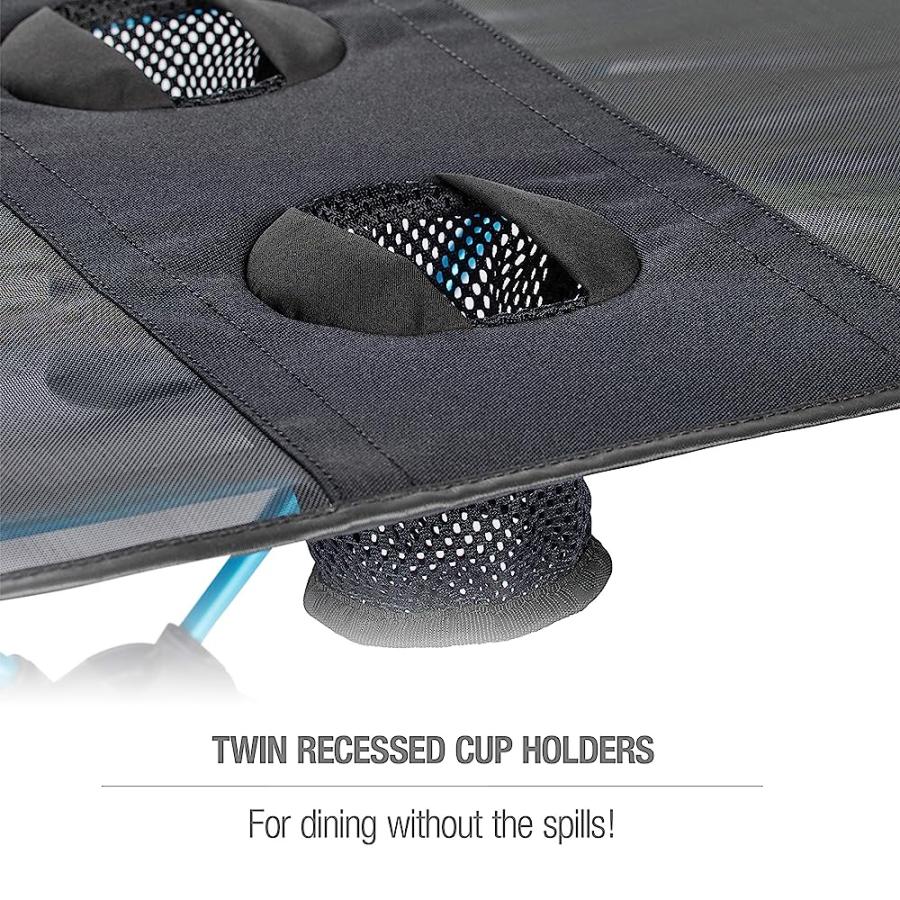 HELINOX TABLE ONE LIGHTWEIGHT, COLLAPSIBLE, PORTABLE, OUTDOOR CAMPING TABLE, BLACK | Helinox | 04