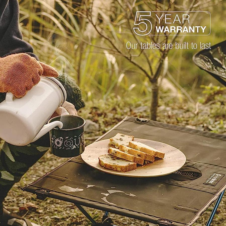 HELINOX TABLE ONE LIGHTWEIGHT, COLLAPSIBLE, PORTABLE, OUTDOOR CAMPING TABLE, BLACK | Helinox | 07