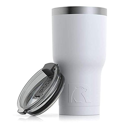 RTIC DOUBLE WALL VACUUM INSULATED TUMBLER, 20 OZ, WHITE |  | 02