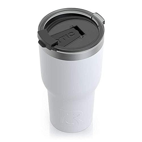 RTIC DOUBLE WALL VACUUM INSULATED TUMBLER, 20 OZ, WHITE |  | 06