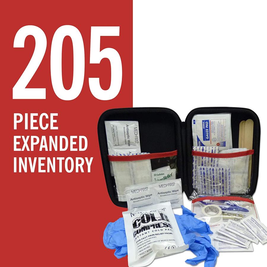 Coleman All Purpose Basic First Aid Kit for Minor Emergencies, a Light, Portable First aid kit with a Soft-Sided case - 205 Piece | Coleman | 05