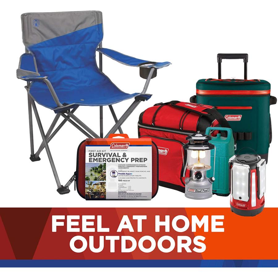 Coleman All Purpose Basic First Aid Kit for Minor Emergencies, a Light, Portable First aid kit with a Soft-Sided case - 205 Piece | Coleman | 08