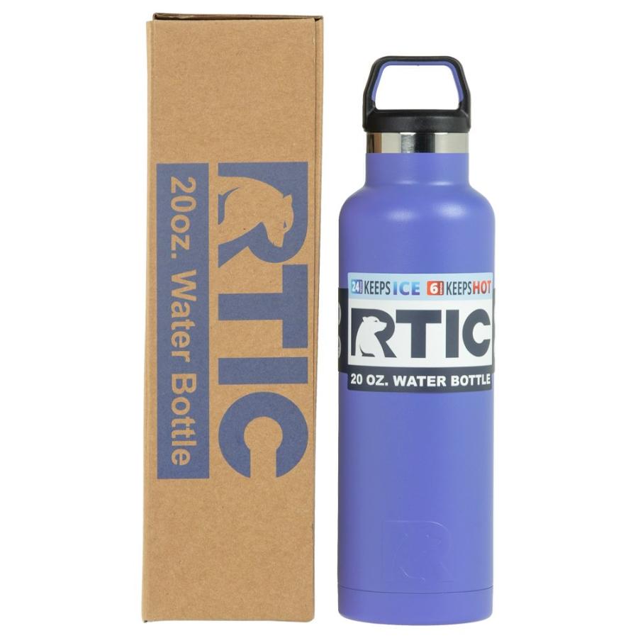 RTIC 20 OZ VACUUM INSULATED WATER BOTTLE, METAL STAINLESS STEEL DOUBLE WALL INSULATION, BPA FREE REUSABLE, LEAK-PROOF THERMOS FLASK FOR HOT AND C |  | 01