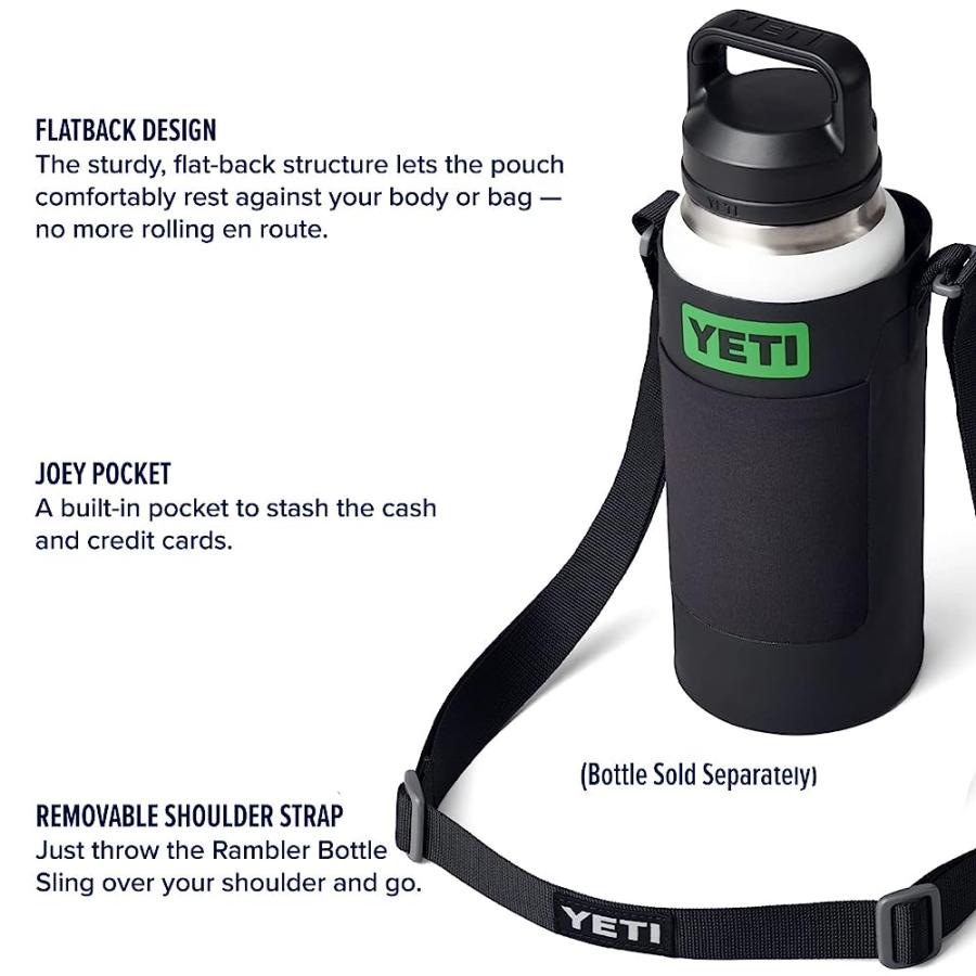 YETI SMALL BOTTLE SLING FOR RAMBLER 18 OZ. BOTTLE, CANOPY GREEN | YETI | 01