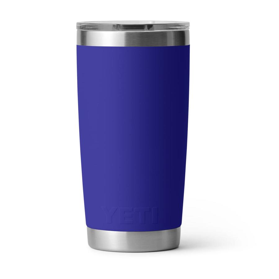 YETI Rambler 20オンス タンブラー マグスライダー蓋付き 真空断熱 ステンレス製、オフショアブルー | YETI | 05