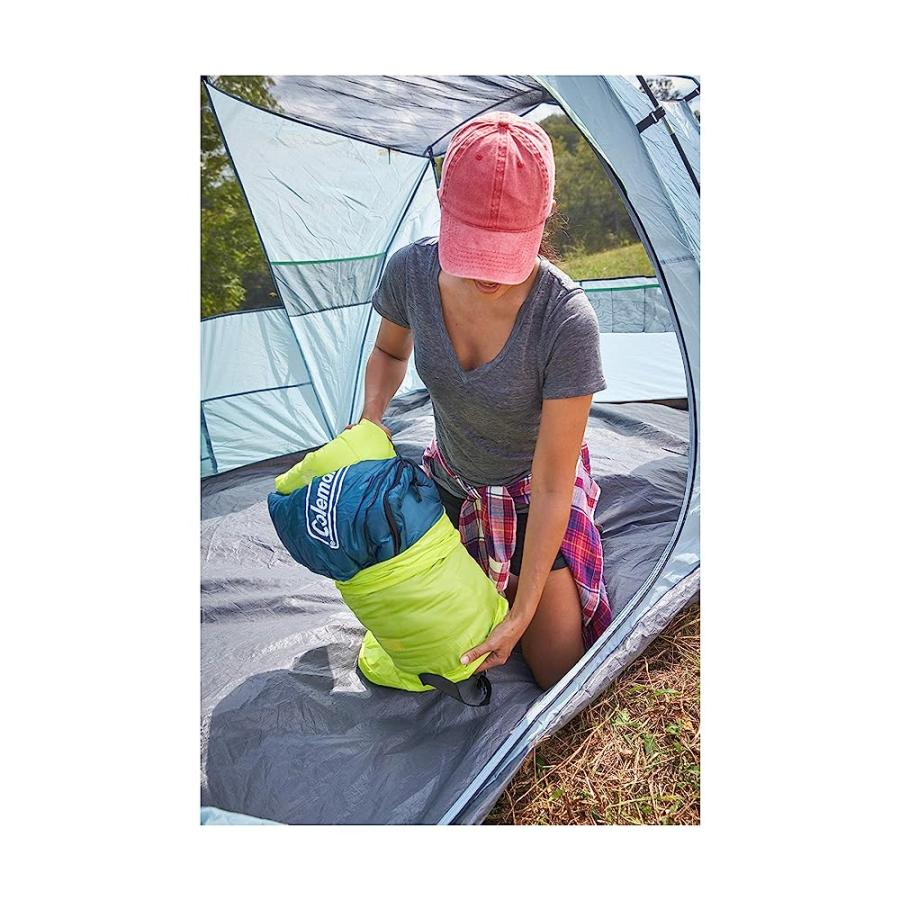 COLEMAN KOMPACT SLEEPING BAG, INDOOR/OUTDOOR LIGHTWEIGHT SLEEPING BAG FOR ADULTS, 20°F/30°F/40°F OPTIONS FOR CAMPING, HIKING, BACKPACKING WITH | Coleman | 07