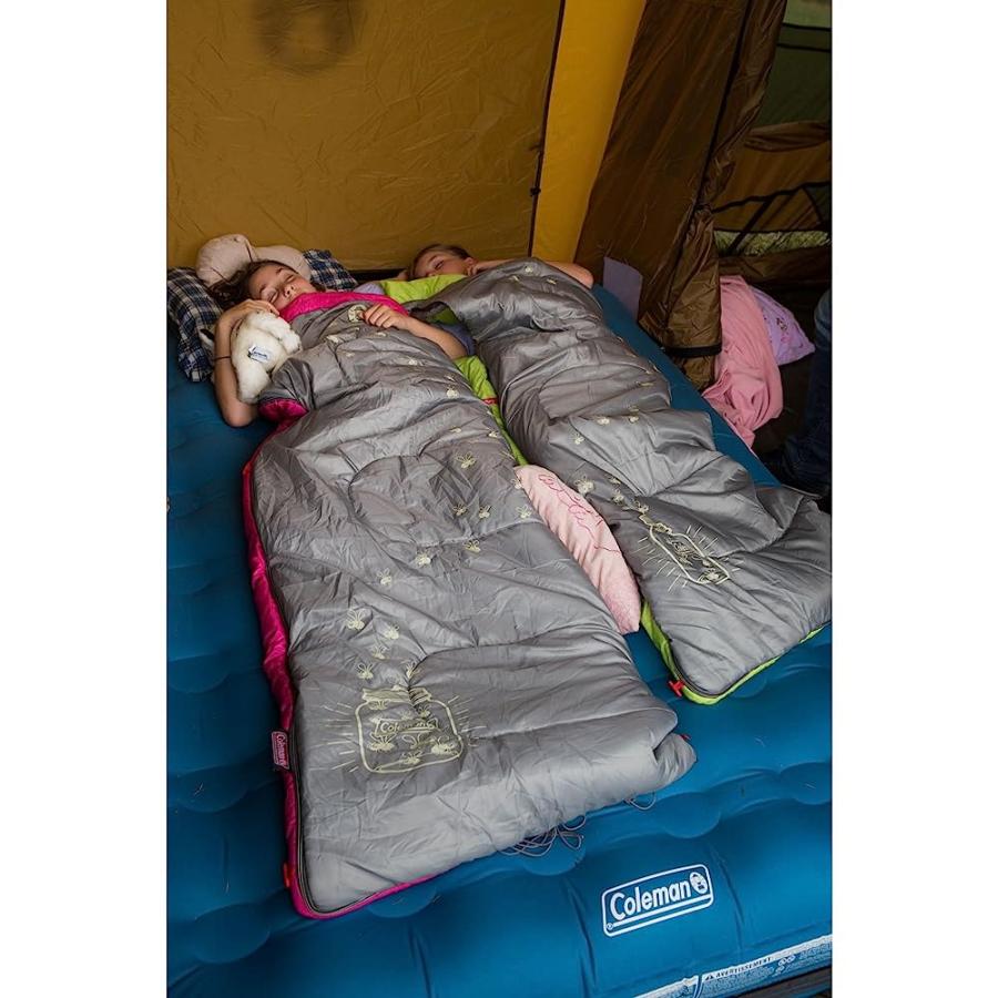 COLEMAN KIDS 45°F SLEEPING BAG, COMFORTABLE CAMPING SLEEPING BAG FOR KIDS, FITS CHILDREN UP TO 5FT 5IN TALL, LIGHTWEIGHT AND WARM SLEEPING BAG F | Coleman | 05