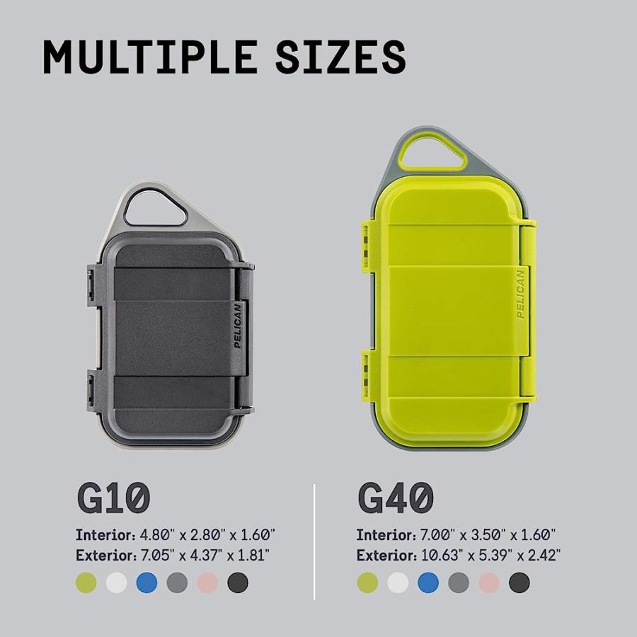 PELICAN GO G10 CASE - WATERPROOF CASE (SURF BLUE/GREY) | PELICAN PRODUCTS | 05