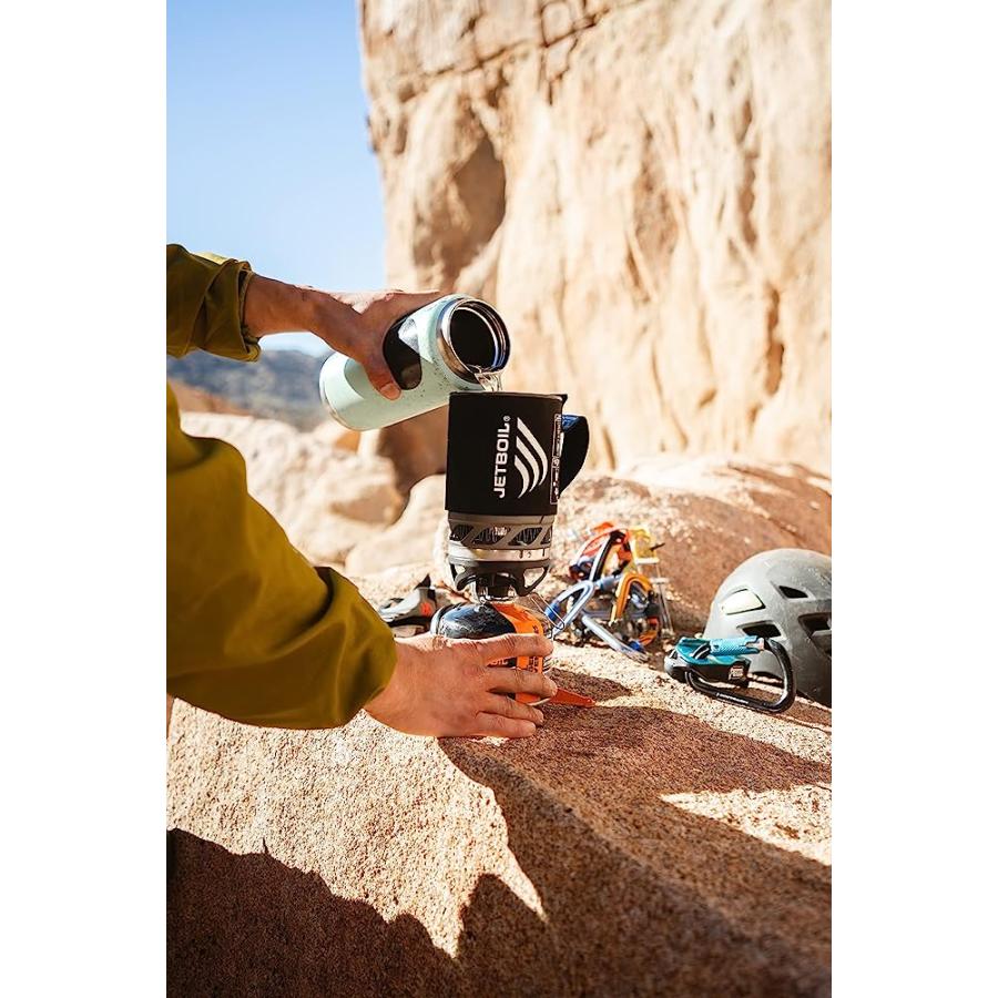 JETBOIL MICROMO LIGHTWEIGHT PRECISION CAMPING AND BACKPACKING STOVE COOKING SYSTEM WITH ADJUSTABLE HEAT CONTROL, CARBON BLACK | JETBOIL | 08