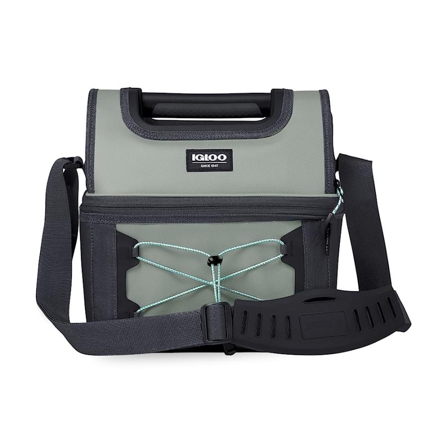 IGLOO GRIPPER MAXCOLD INSULATED 16-CAN LUNCH BAG COOLER-GRAY | igloo