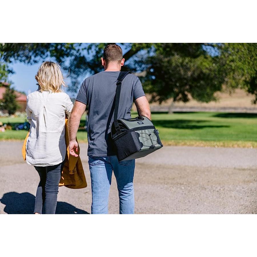 IGLOO GRIPPER MAXCOLD INSULATED 16-CAN LUNCH BAG COOLER-GRAY | igloo | 01