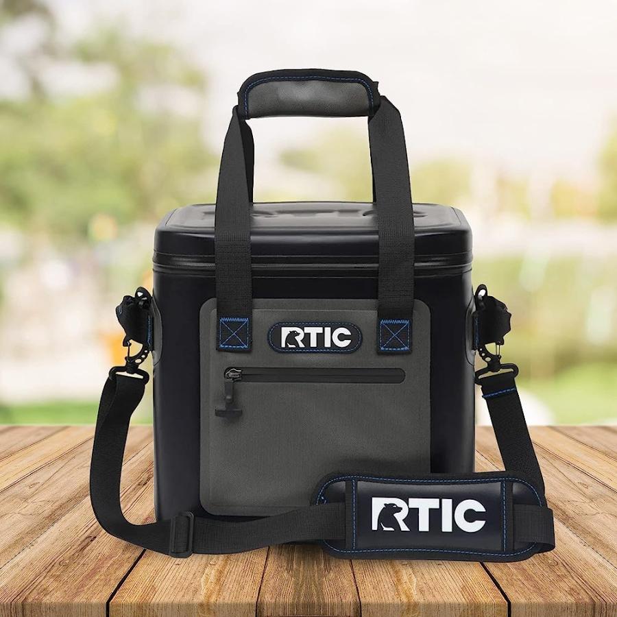 RTIC SOFT COOLER 30 CAN, INSULATED BAG PORTABLE ICE CHEST BOX FOR LUNCH, BEACH, DRINK, BEVERAGE, TRAVEL, CAMPING, PICNIC, CAR, TRIPS, FLOATING CO |  | 04
