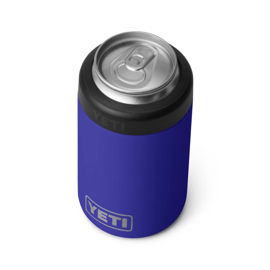 YETI Rambler 12オンス コルスター 標準缶クーラー:YETI 真空断熱 ステンレス製、オフショアブルー | YETI