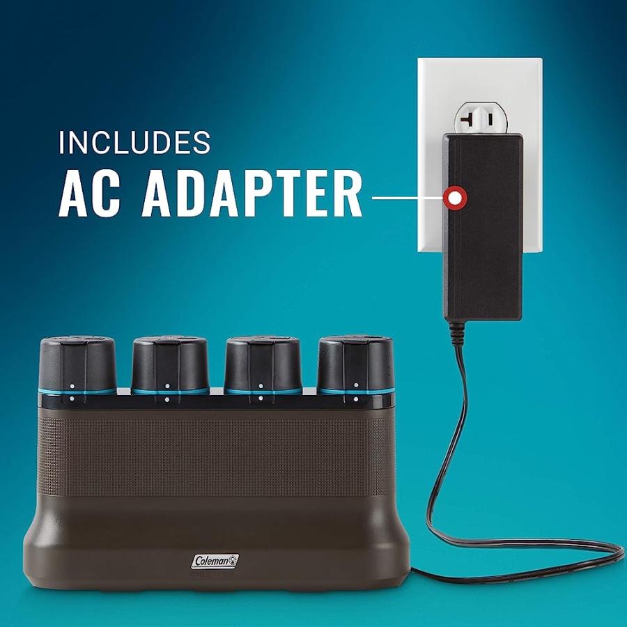 COLEMAN BATTERY CHARGING STATION ONE SOURCE 2 PORT QUICK CHARGING STATION | Coleman | 03