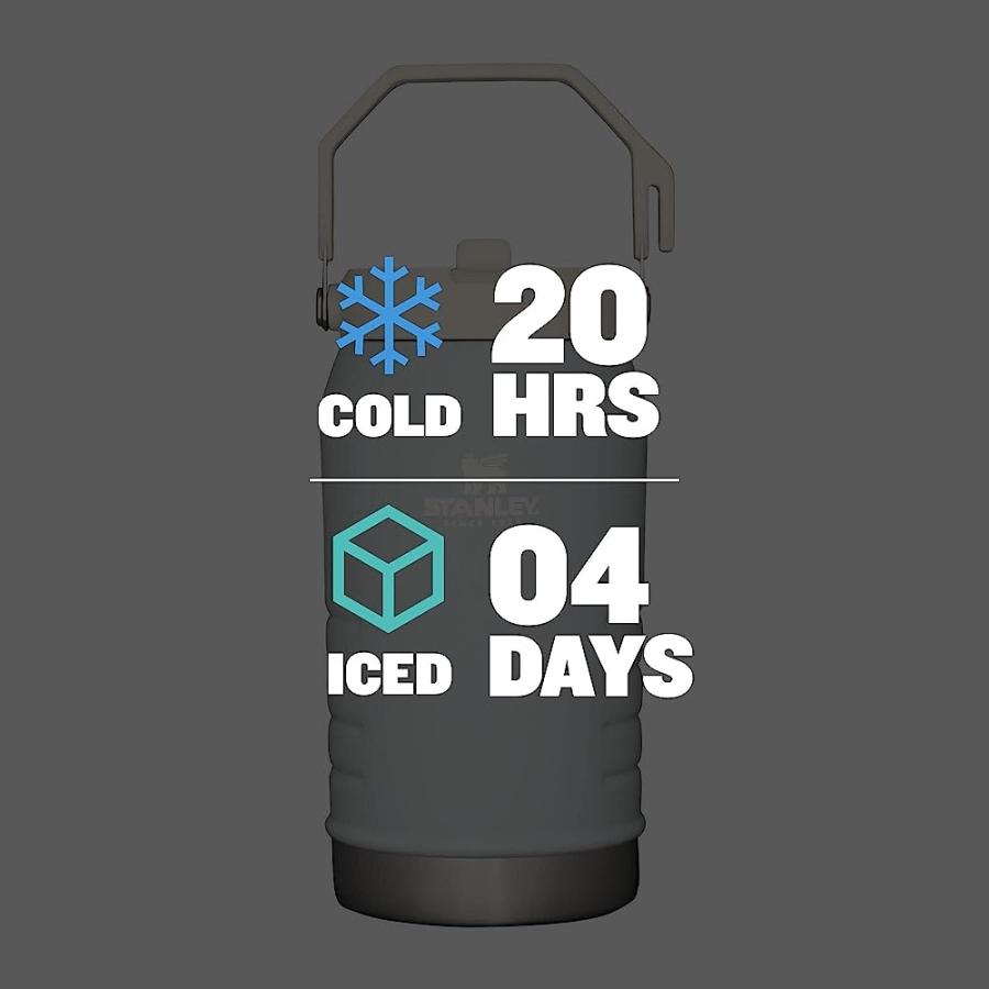 STANLEY ICEFLOW STAINLESS STEEL WATER JUG WITH STRAW, VACUUM INSULATED WATER BOTTLE FOR HOME AND OFFICE, REUSABLE TUMBLER WITH STRAW LEAKPROOF FL | STANLEY | 04