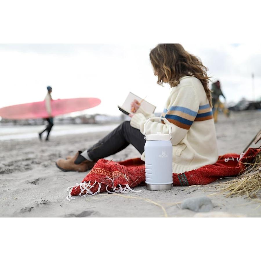 STANLEY ICEFLOW STAINLESS STEEL WATER JUG WITH STRAW, VACUUM INSULATED WATER BOTTLE FOR HOME AND OFFICE, REUSABLE TUMBLER WITH STRAW LEAKPROOF FL | STANLEY | 06