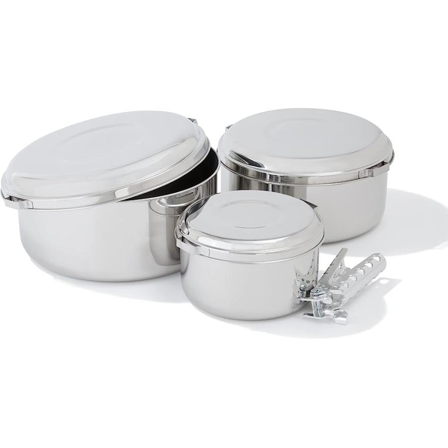 MSR ALPINE 4 STAINLESS STEEL CAMPING POT SET | MSR | 01