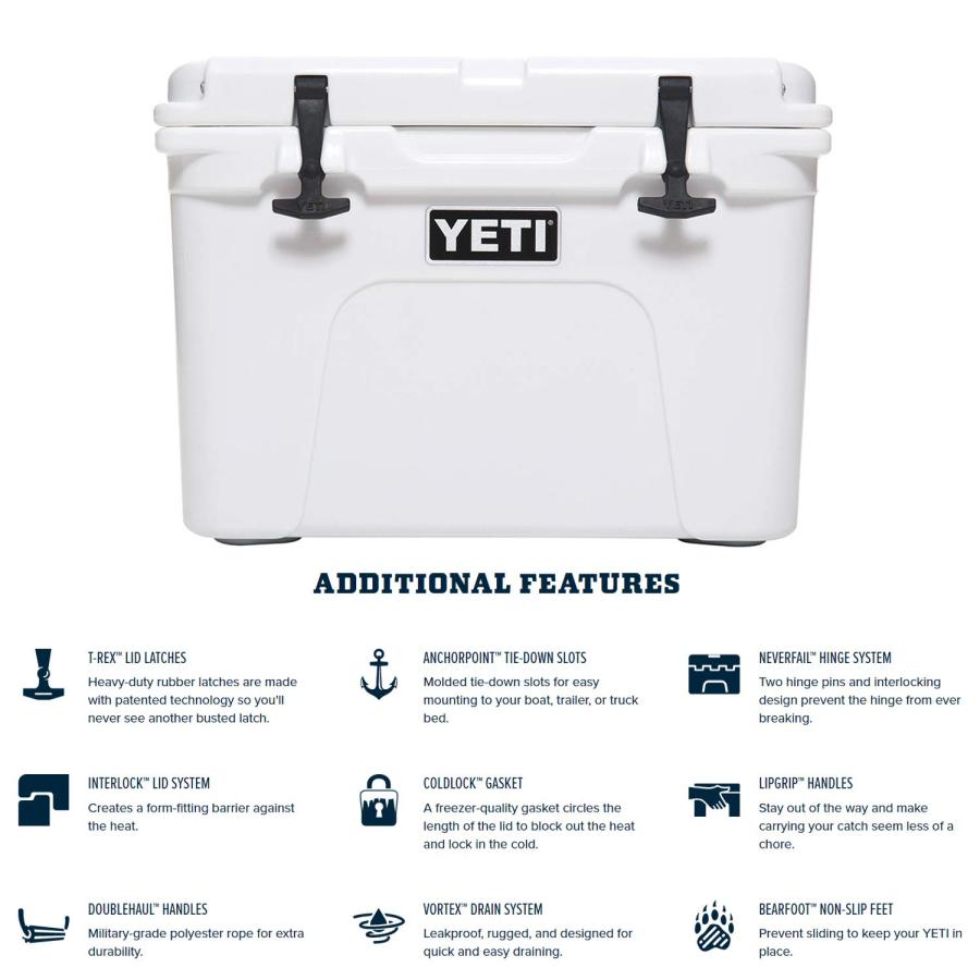 YETI Tundra 35 クーラー:YETIボックス、ホワイト | YETI | 05