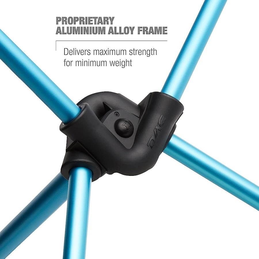 HELINOX CHAIR TWO ULTRALIGHT, HIGH-BACK, COLLAPSIBLE CAMPING CHAIR, BLACK, WITH POCKETS | Helinox | 06