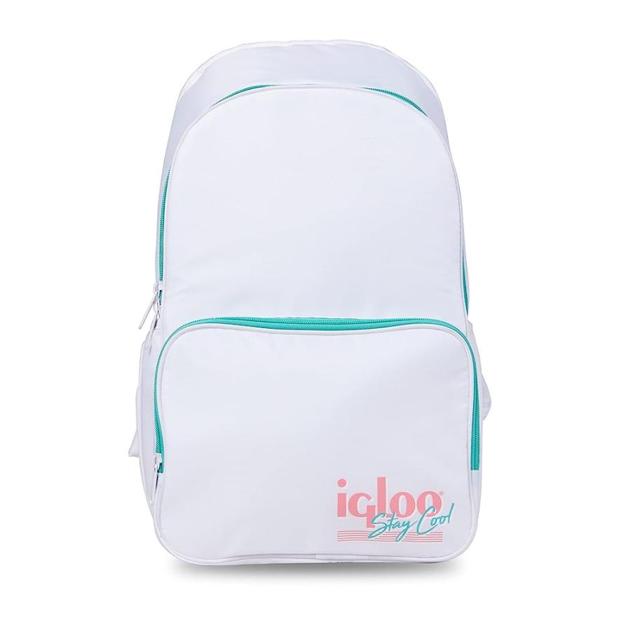 IGLOO RETRO WHITE BACKPACK COOLER | igloo