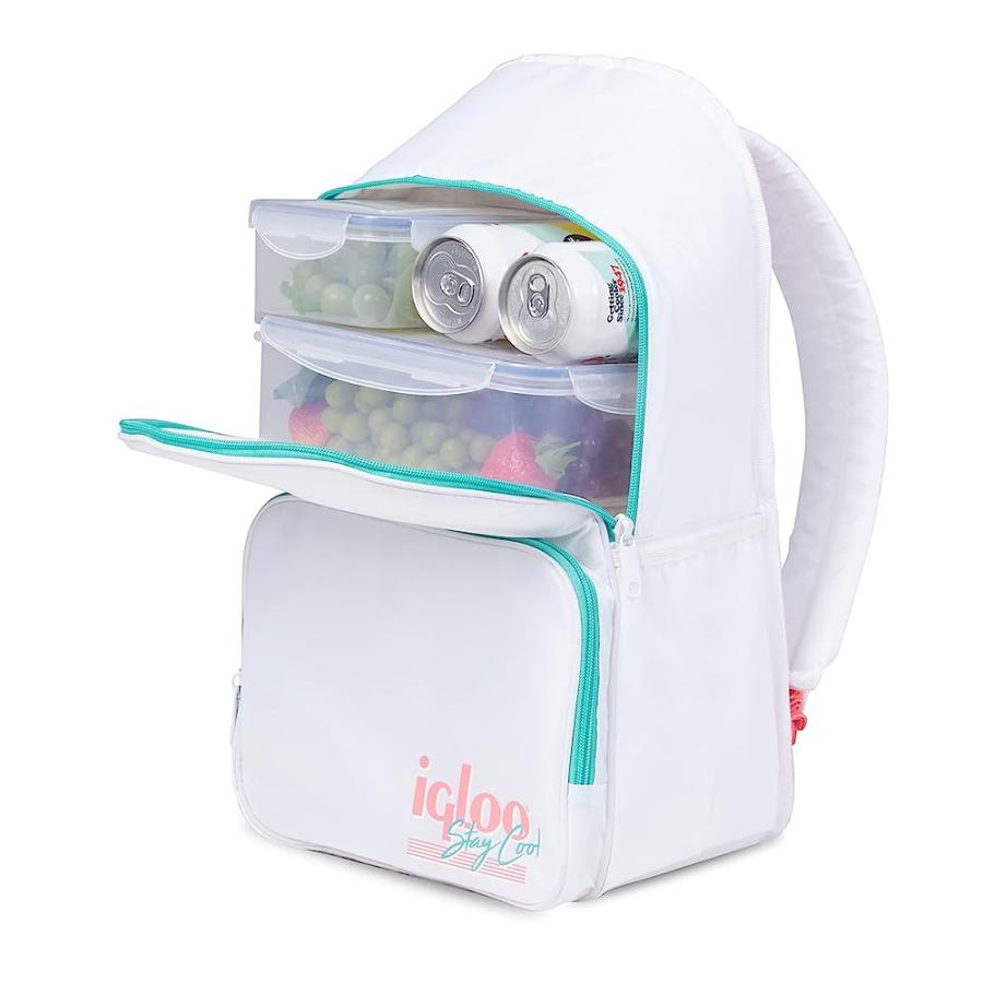 IGLOO RETRO WHITE BACKPACK COOLER | igloo | 03