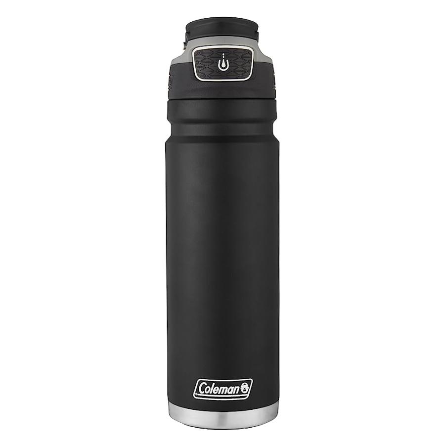 COLEMAN AUTOSEAL FREEFLOW STAINLESS STEEL WATER BOTTLE, BLACK, 40 OZ | Coleman | 01