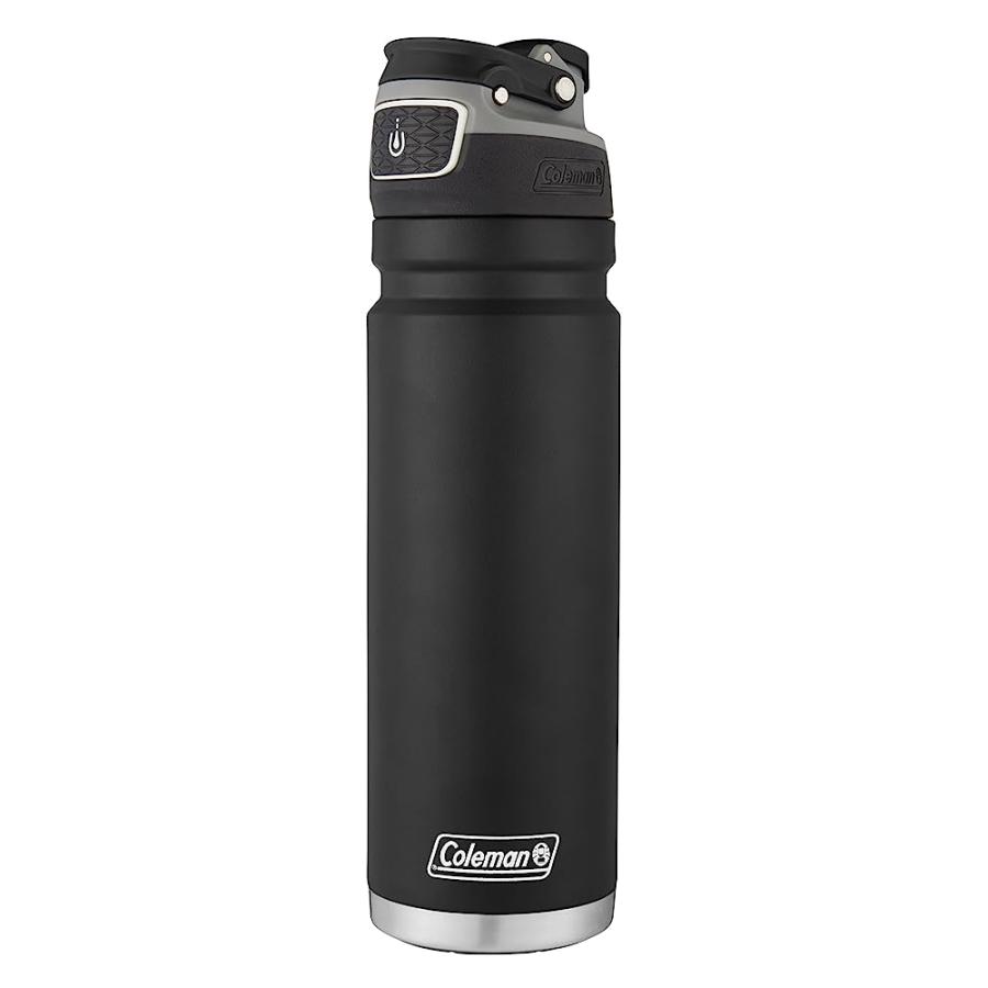 COLEMAN AUTOSEAL FREEFLOW STAINLESS STEEL WATER BOTTLE, BLACK, 40 OZ | Coleman | 03