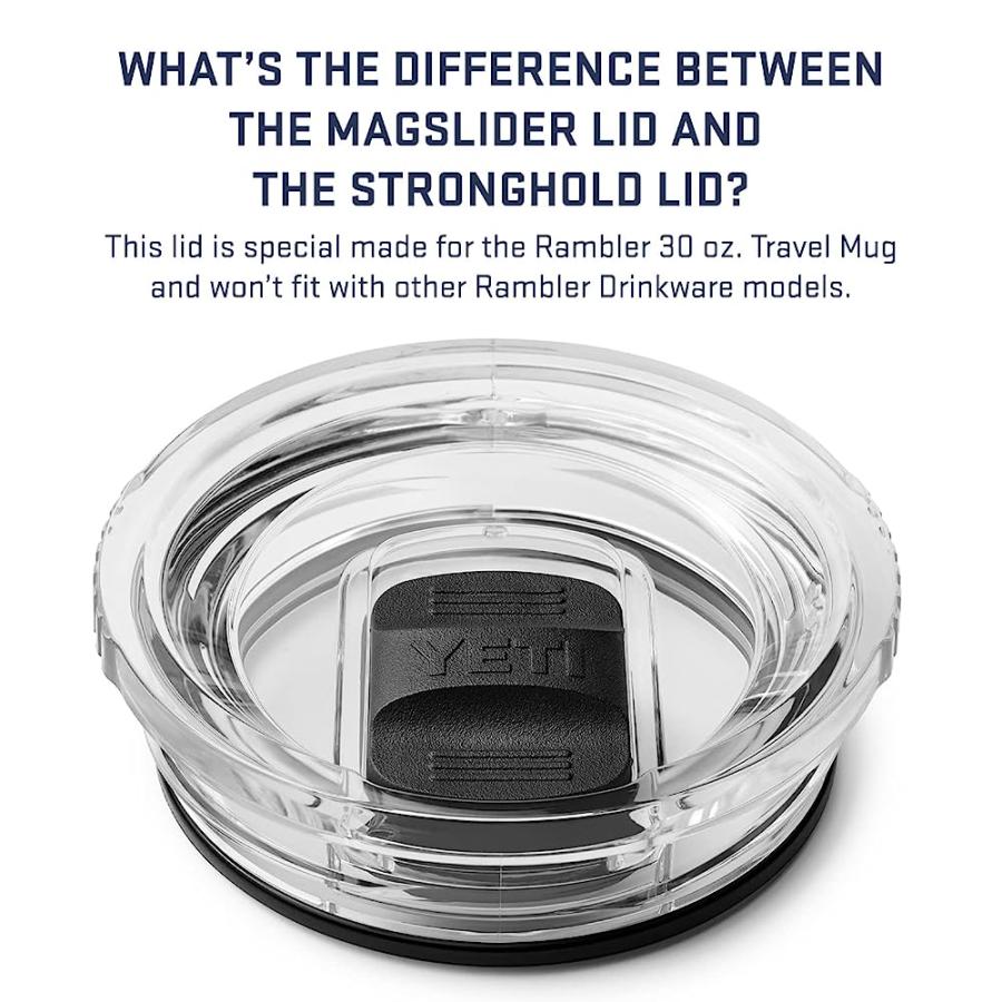 YETI RAMBLER 30 OZ TRAVEL MUG, STAINLESS STEEL, VACUUM INSULATED WITH STRONGHOLD LID, RESCUE RED | YETI | 05