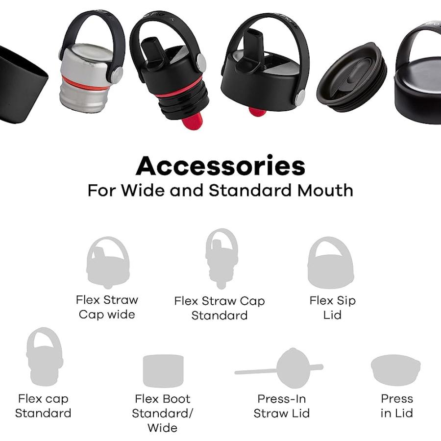 HYDRO FLASK FLEX BOOT - ACCESSORY SILICONE WATER BOTTLE PROTECTOR - DISHWASHER SAFE, BPA-FREE, NON-TOXIC SMALL | HYDRO FLASK | 02