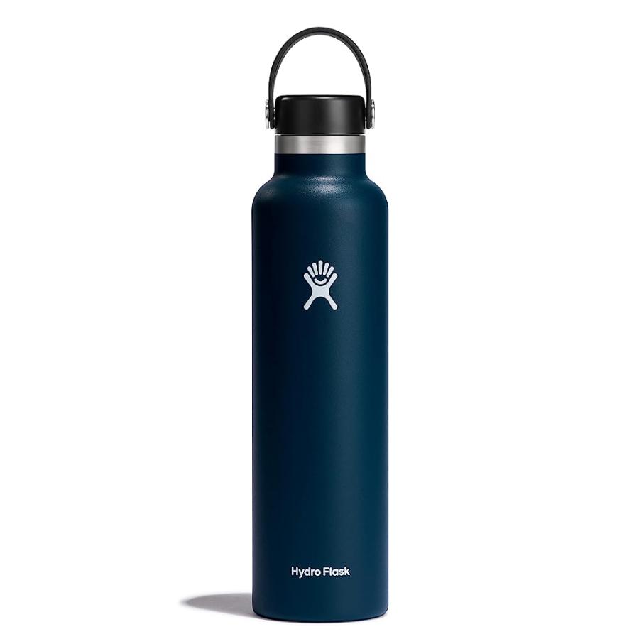 HYDRO FLASK 24 OZ STANDARD MOUTH WITH FLEX CAP OR FLEX STRAW LID - INSULATED WATER BOTTLE | HYDRO FLASK