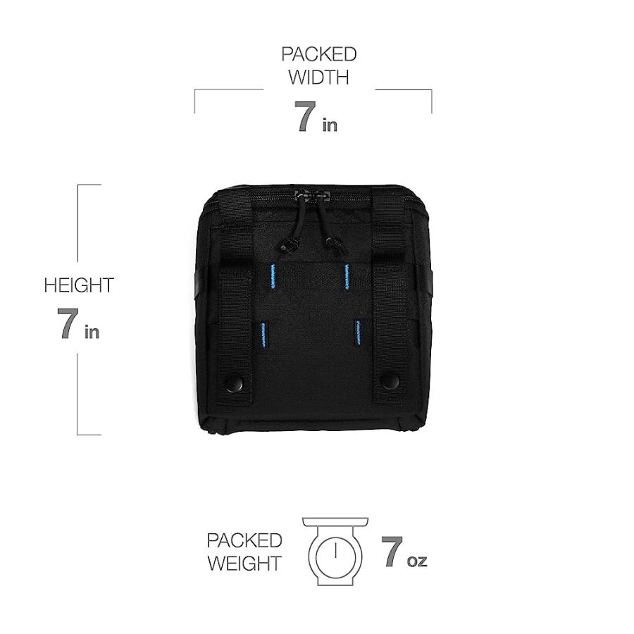 HELINOX STORAGE BOX ACCESSORY AND GEAR ORGANIZER, SLIM XS (7 X 1.5 X 7) | Helinox | 01