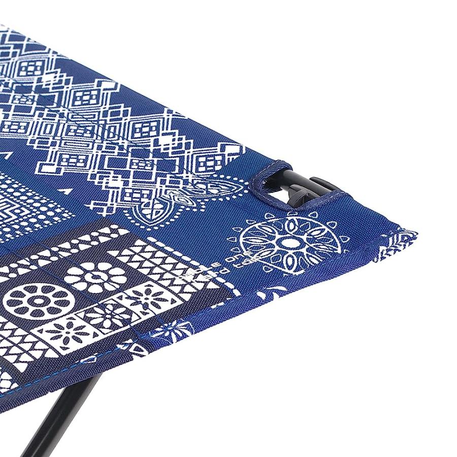 HELINOX TABLE ONE HARD TOP LIGHTWEIGHT, COLLAPSIBLE, PORTABLE, OUTDOOR CAMPING TABLE, REGULAR - 23.5 X 16 INCHES, BLUE BANDANA | Helinox | 03