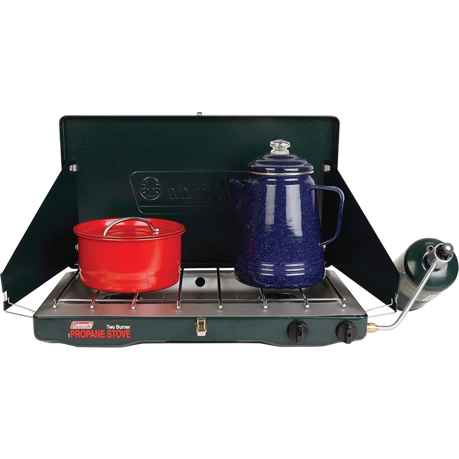 Coleman Gas Camping Stove Classic Propane Stove, 2 Burner, 4.1 x 21.9 x 13.7 Inches | Coleman | 03